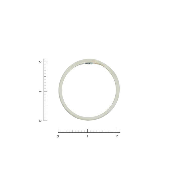 Кольцо из золота 500 пробы c 1 бриллиантом