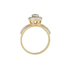 Кольцо из золота 750 пробы с бриллиантами