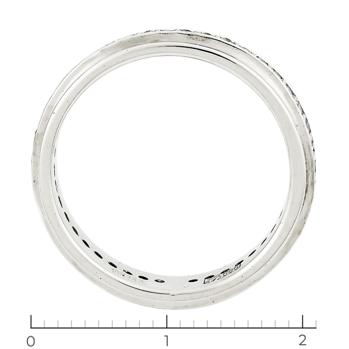 Кольцо из белого золота 585 пробы c 44 бриллиантами