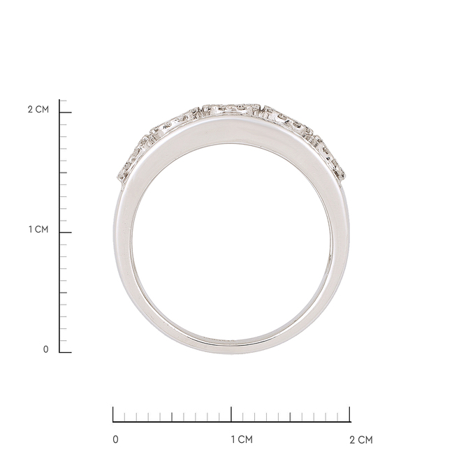 Кольцо из золота 585 пробы c бриллиантами, Л 7303 4781 за 93520