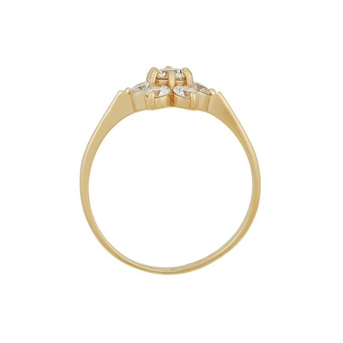 Кольцо из золота 585 пробы c бриллиантами, Л 4609 2043 за 129000