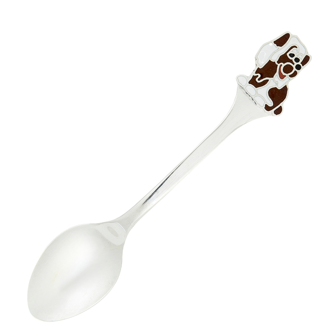 Ложка из серебра 925 пробы с эмалью, Л 2011 1306 за 4800