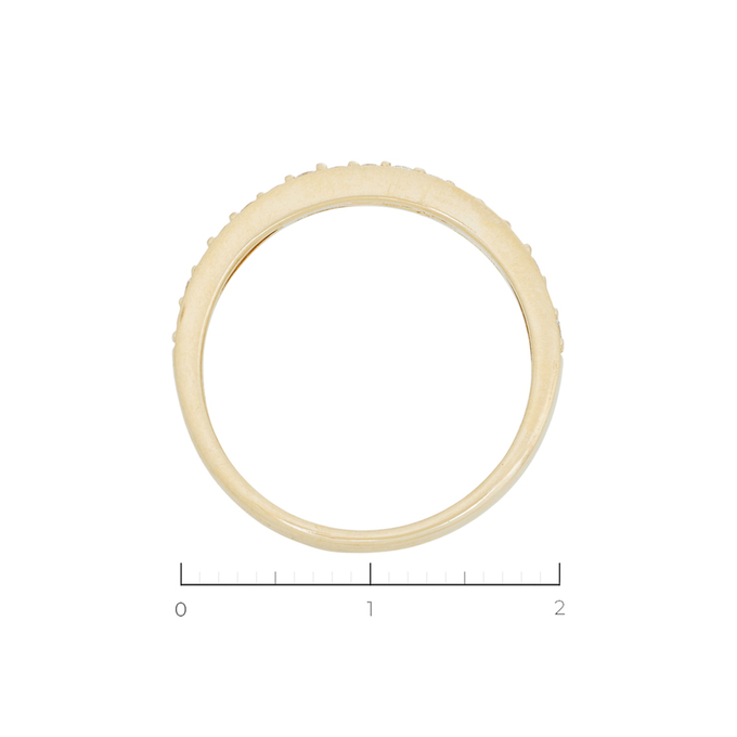 Кольцо из золота 585 пробы c 17 бриллиантами, Л 1911 3985 за 31120