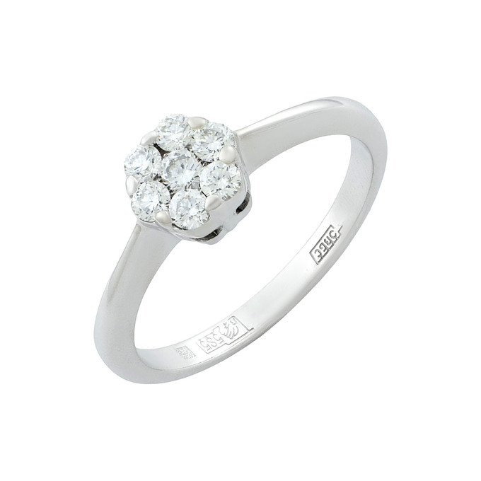 Кольцо из золота 585 пробы c бриллиантами, Л 5703 5067 за 34000