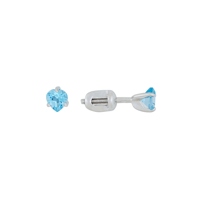 Серьги из золота 585 пробы c топазами, Л 3103 1353 за 11200