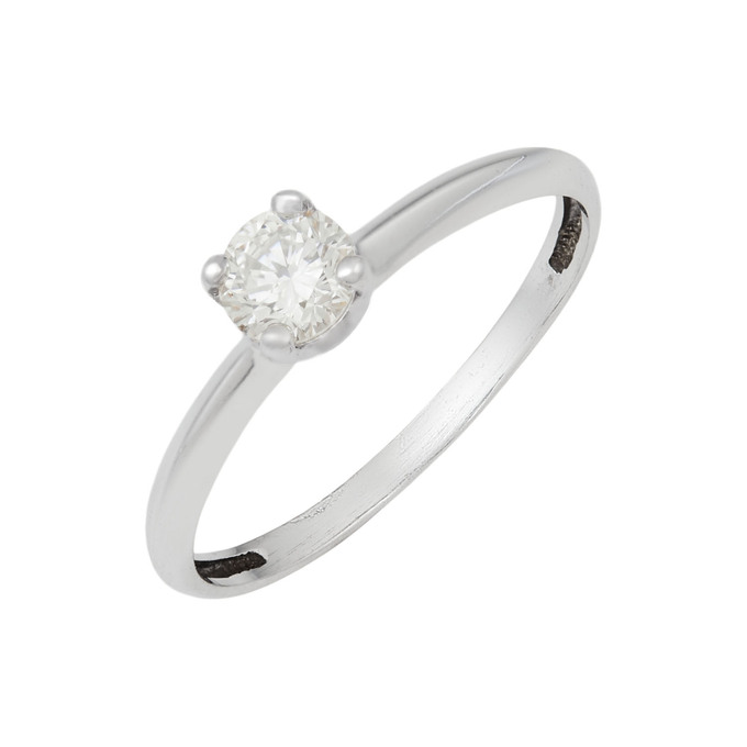 Кольцо из золота 585 пробы c бриллиантом, Л 4710 8512 за 47200