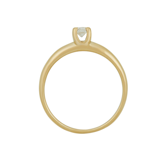 Кольцо из золота 585 пробы c бриллиантом, Л 2804 4138 за 35000