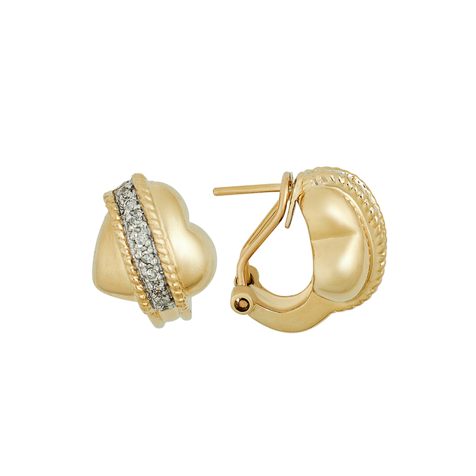 Серьги из золота 585 пробы c бриллиантами, Л 5404 9907 за 79380