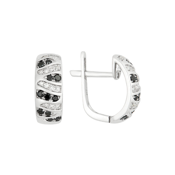 Серьги из золота 585 пробы с бриллиантами, Л 5805 3239 за 34200