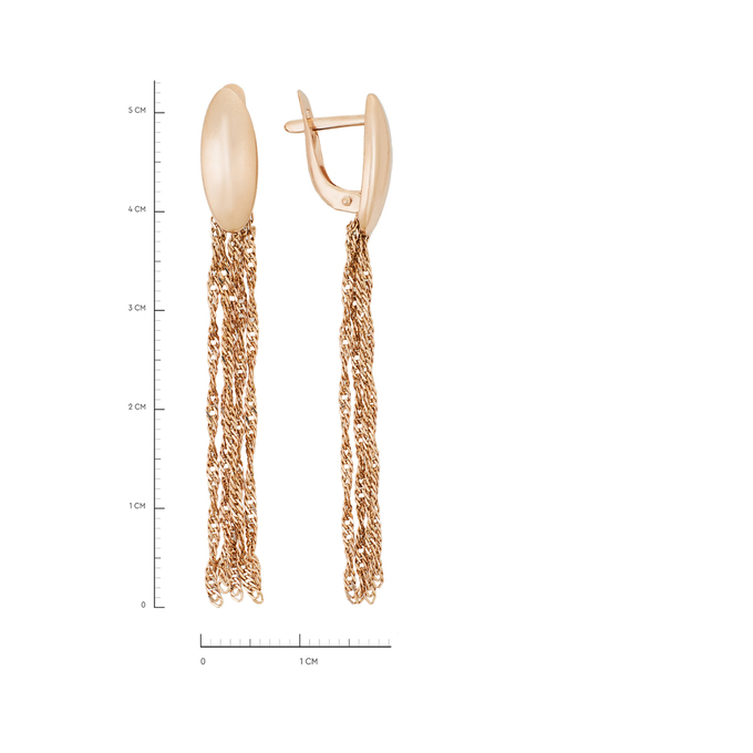 Серьги из золота 585 пробы, Л 6101 4395 за 30080