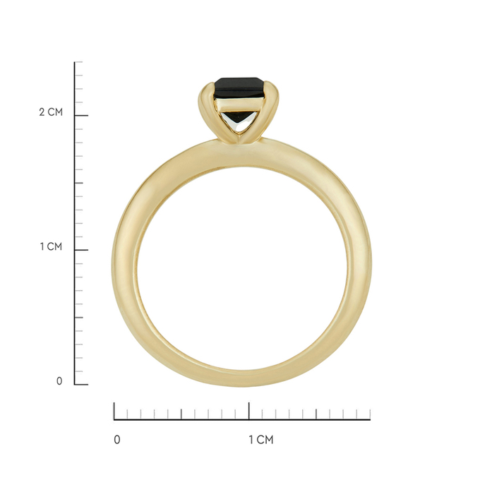 Кольцо из золота 585 пробы c корундом, Л 5104 1883 за 34000