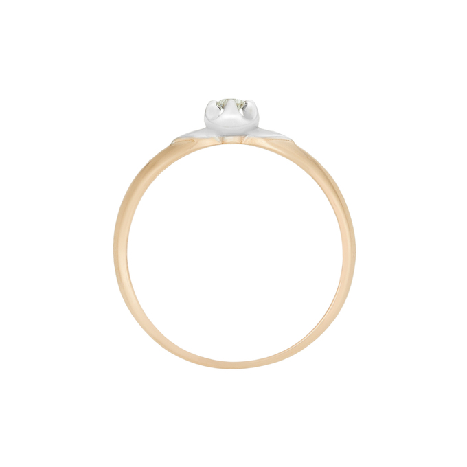 Кольцо из золота 585 пробы c бриллиантом, Л 0808 7341 за 16000