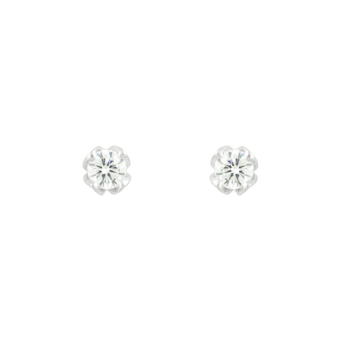 Серьги из золота 585 пробы с бриллиантами, Л 2813 5177 за 91000