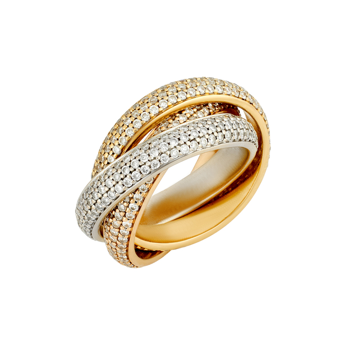 Кольцо Cartier Trinity, Л 2813 7797 за 880000