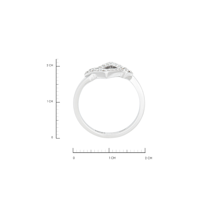 Кольцо из золота 585 пробы c бриллиантами, Л 2811 1418 за 66320