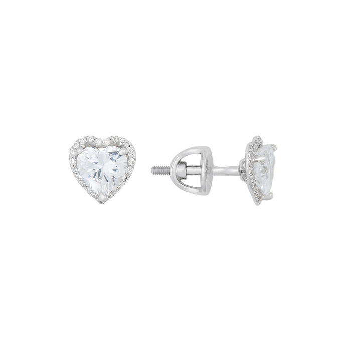 Серьги из золота 585 пробы c фианитами, Л 2414 1194 за 19200