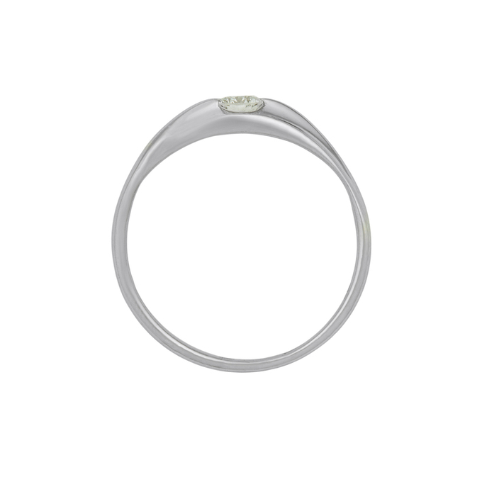 Кольцо из золота 585 пробы c бриллиантом, Л 6302 5499 за 73850