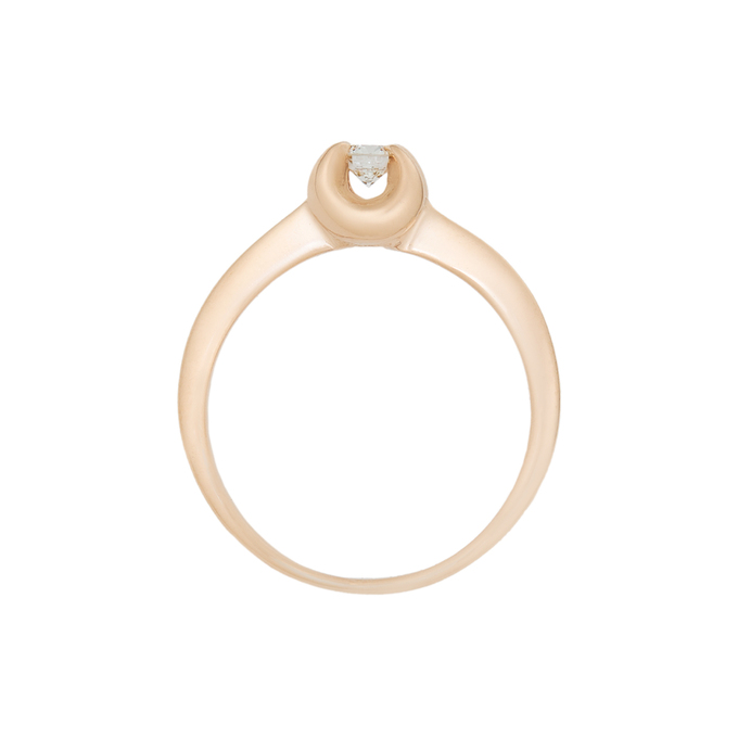 Кольцо из золота 585 пробы c бриллиантом, Л 2811 5736 за 40400