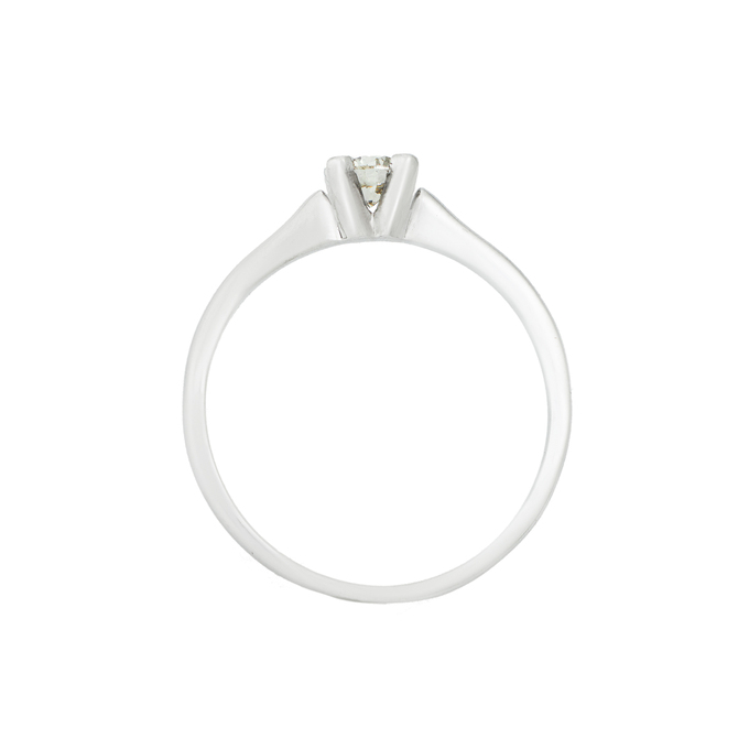 Кольцо из золота 585 пробы c бриллиантом, Л 7502 5204 за 41520