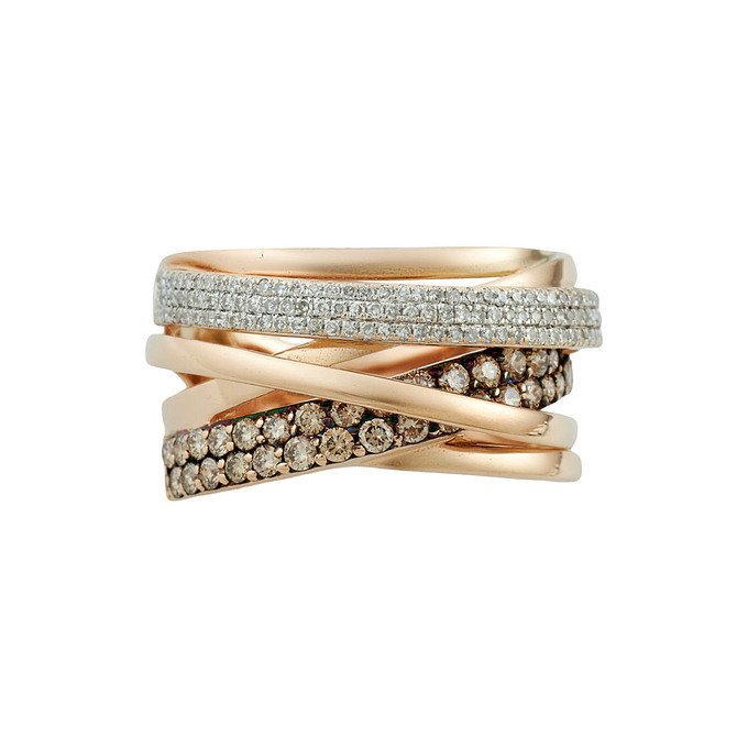 Кольцо из золота 585 пробы c бриллиантами, Л 0407 5623 за 90000