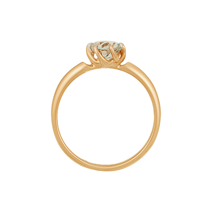 Кольцо из золота 585 пробы c празиолитом, Л 5406 2228 за 21520