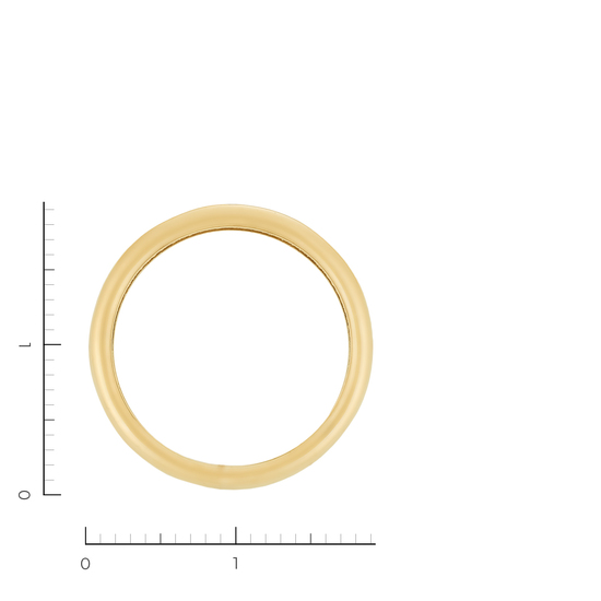 Кольцо из желтого золота 585 пробы, Л71018247 за 10260