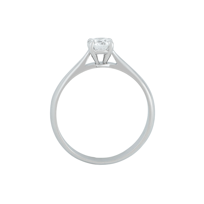 Кольцо из золота 585 пробы c бриллиантом