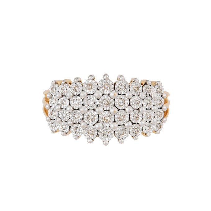 Кольцо из золота 585 пробы c бриллиантами, Л 4306 7265 за 54800