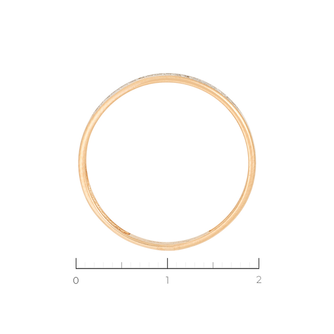 Кольцо из золота 585 пробы c 55 бриллиантами, Л 3208 6820 за 14320
