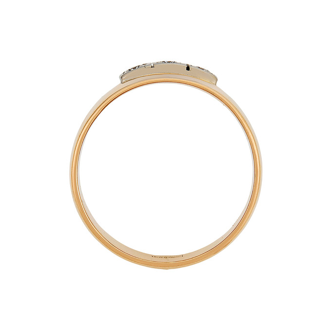 Кольцо из золота 583 пробы c бриллиантами, Л 2212 2801 за 92400