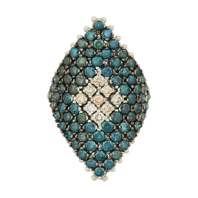 Кольцо из золота 750 пробы c бриллиантами, Л 2810 6456 за 259000