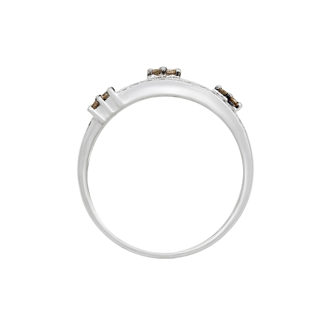 Кольцо из золота 585 пробы c бриллиантами