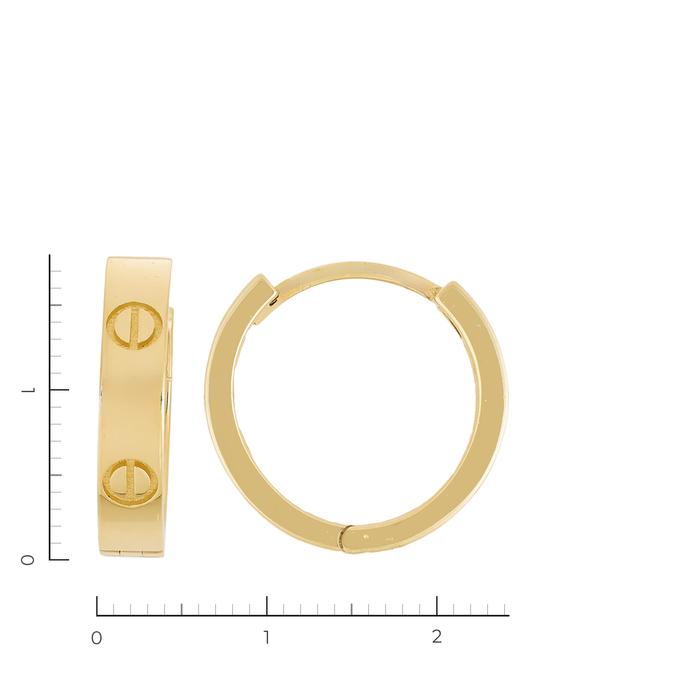Серьги из золота 585 пробы