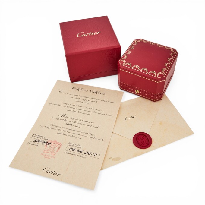 Кольцо Cartier Love, Л 2812 3901 за 145000
