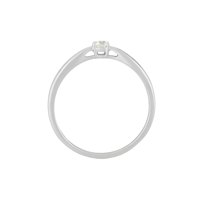 Кольцо из золота 585 пробы c бриллиантом, Л 3706 6898 за 24400