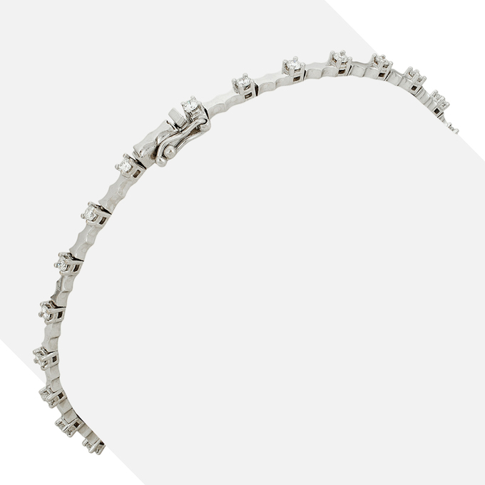 Браслет из золота 585 пробы c бриллиантами, Л 0408 7818 за 92500