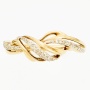 Кольцо из желтого золота 375 пробы c 43 бриллиантами Л06155298 фото 2