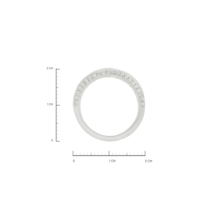 Кольцо из золота 750 пробы c бриллиантами, Л 2811 8555 за 350000