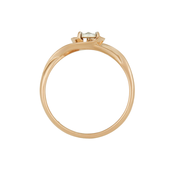 Кольцо из золота 585 пробы c бриллиантом, Л 2213 0693 за 18000