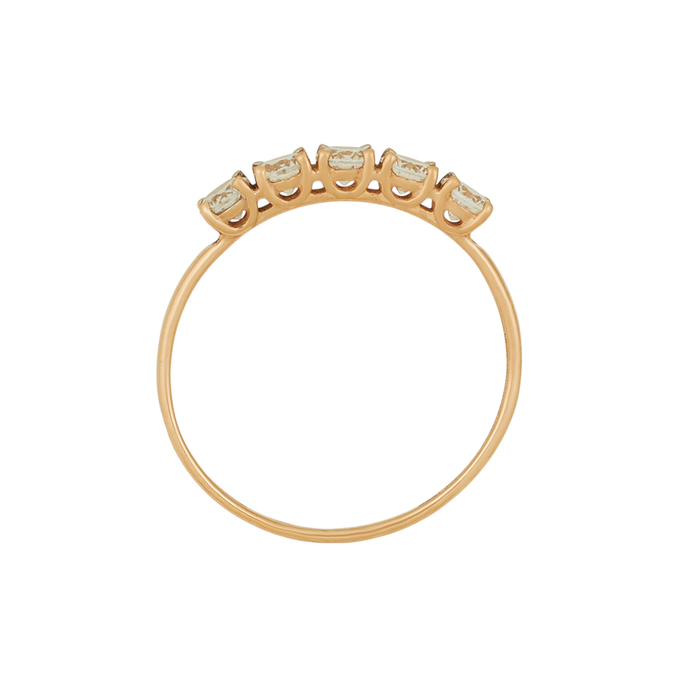 Кольцо из золота 585 пробы c фианитами, Л 3911 5528 за 9200