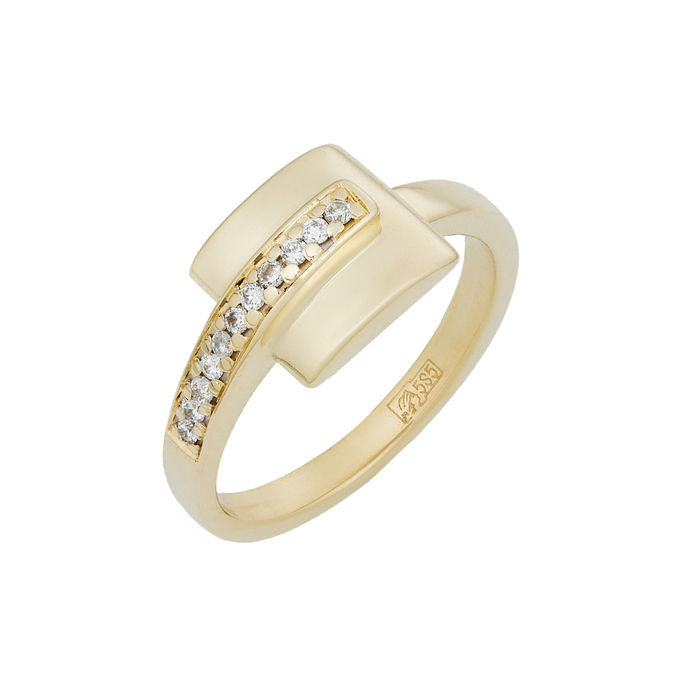 Кольцо из золота 585 пробы c бриллиантами, Л 0613 5053 за 68960