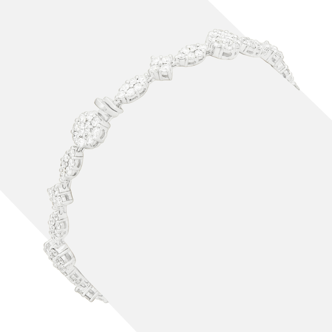 Браслет из золота 750 пробы c бриллиантами, Л 2912 3543 за 220000