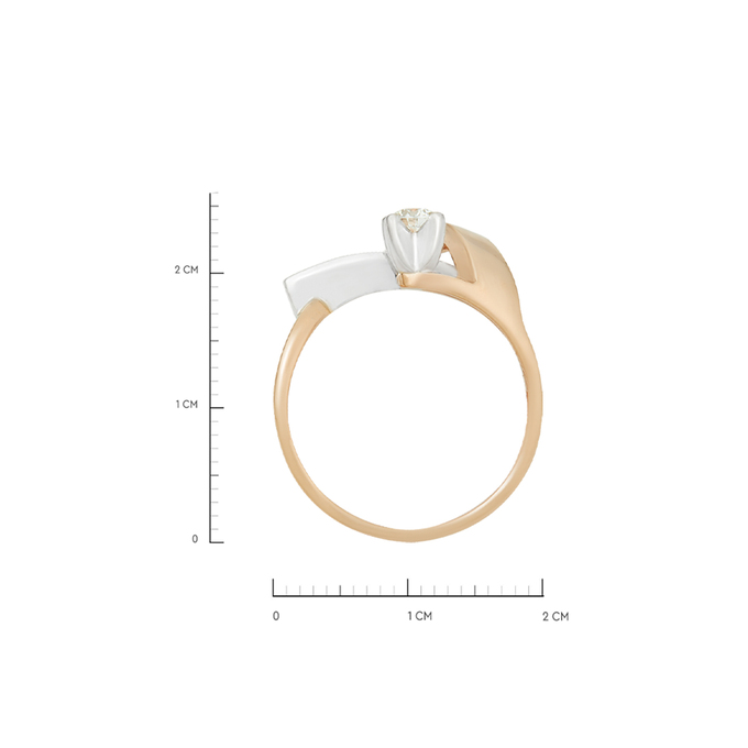 Кольцо из золота 585 пробы c бриллиантами, Л 2508 9222 за 85500