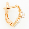 Серьги из золота 585 пробы c фианитами