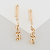 Серьги из красного золота 585 пробы