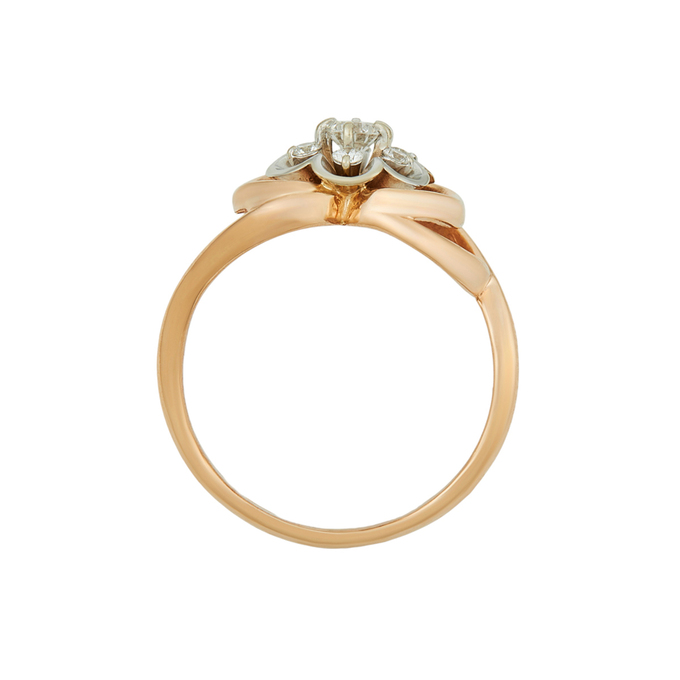 Кольцо из золота 585 пробы c бриллиантами, Л 7601 6331 за 48800