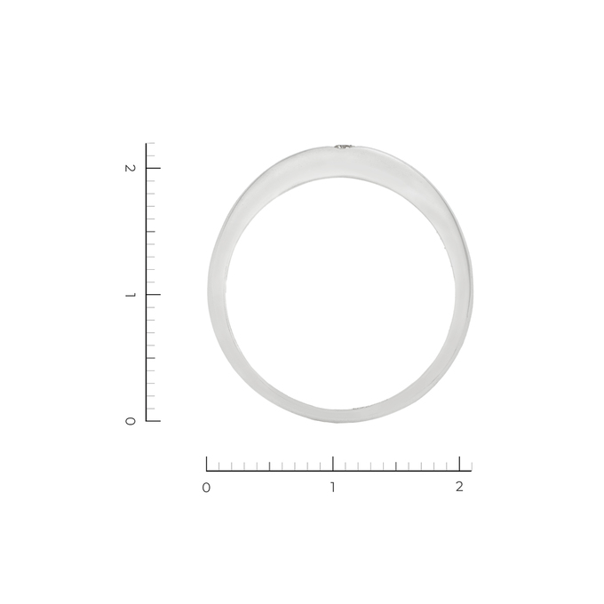 Кольцо из золота 585 пробы c 1 бриллиантом