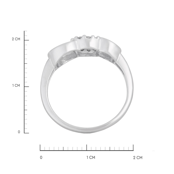 Кольцо из золота 585 пробы c бриллиантами, Л 7303 3925 за 38400