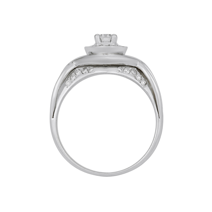 Кольцо из золота 585 пробы c бриллиантами, Л 5103 7673 за 83680