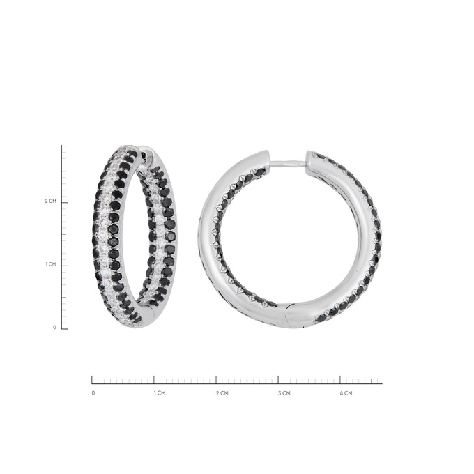 Серьги из золота 585 пробы c бриллиантами, Л 1909 3608 за 240000